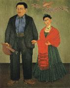 Frida Kahlo Two People oil on canvas